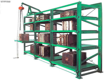 Industrial Warehouse Injection Mold Racks Heavy Duty Drawer Steel Storage Shelf