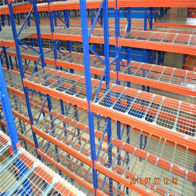 Składnia magazynowa Racking Wire Decks Dostosowywalne powłoki