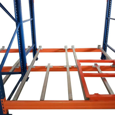 Wysokiej gęstości magazyn Push Back Palet Racking dostosowany
