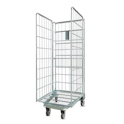 Metalowy magazyn Klatka do przechowywania gniazdkowania bezpieczeństwo Roll Container Trolley Klatka